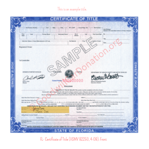 How To Sign Your Florida Title | Goodwill Car Donations